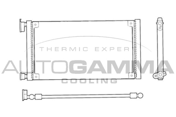 AUTOGAMMA Lauhdutin, ilmastointilaite 103233