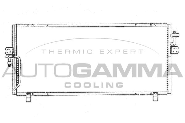 AUTOGAMMA Lauhdutin, ilmastointilaite 103292