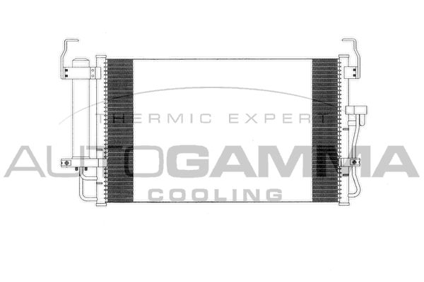 AUTOGAMMA Lauhdutin, ilmastointilaite 103312