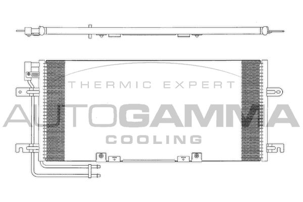 AUTOGAMMA Lauhdutin, ilmastointilaite 103322