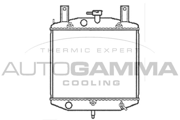 AUTOGAMMA Jäähdytin,moottorin jäähdytys 103405