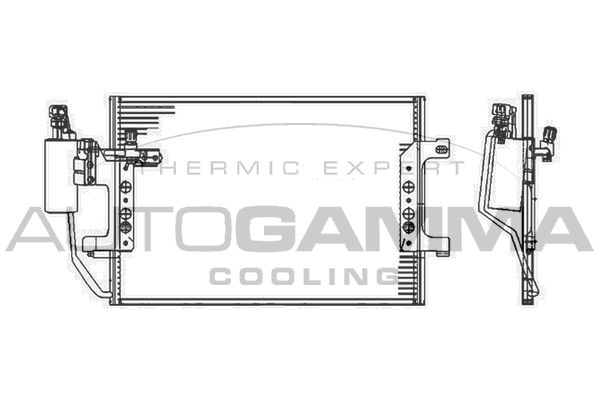 AUTOGAMMA Lauhdutin, ilmastointilaite 103467