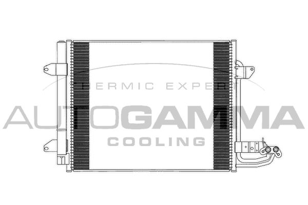 AUTOGAMMA Lauhdutin, ilmastointilaite 103540