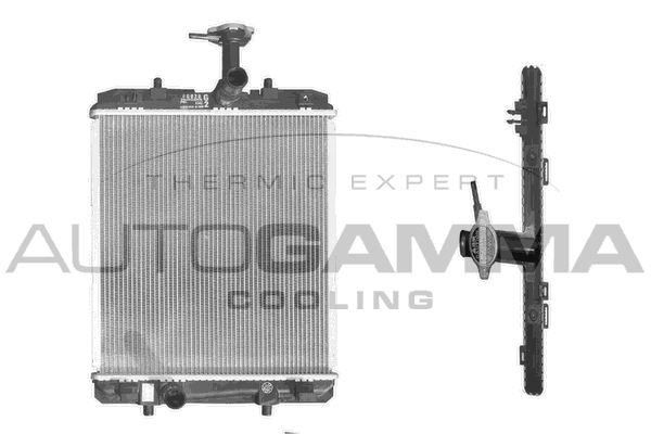 AUTOGAMMA Jäähdytin,moottorin jäähdytys 103683