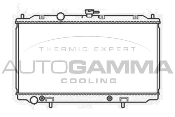 AUTOGAMMA Jäähdytin,moottorin jäähdytys 103841