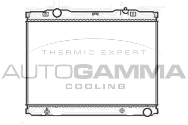 AUTOGAMMA Jäähdytin,moottorin jäähdytys 103848