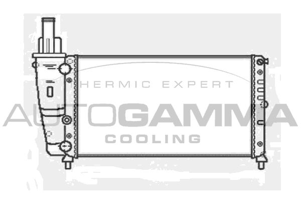 AUTOGAMMA Jäähdytin,moottorin jäähdytys 103915
