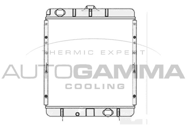 AUTOGAMMA Jäähdytin,moottorin jäähdytys 103965