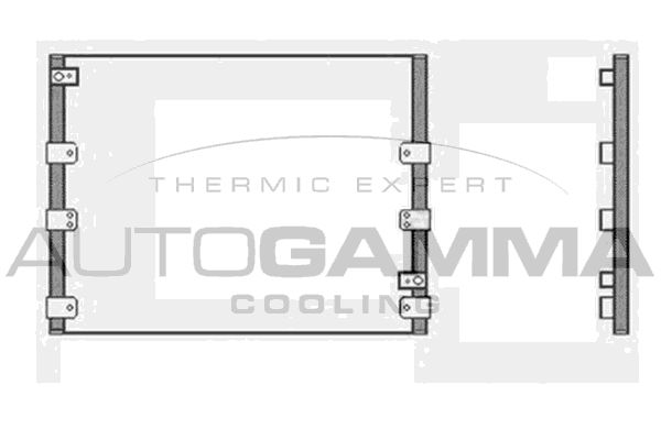 AUTOGAMMA Lauhdutin, ilmastointilaite 104001
