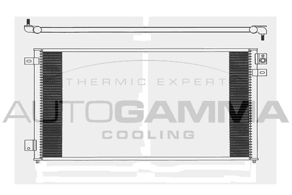 AUTOGAMMA Lauhdutin, ilmastointilaite 104014