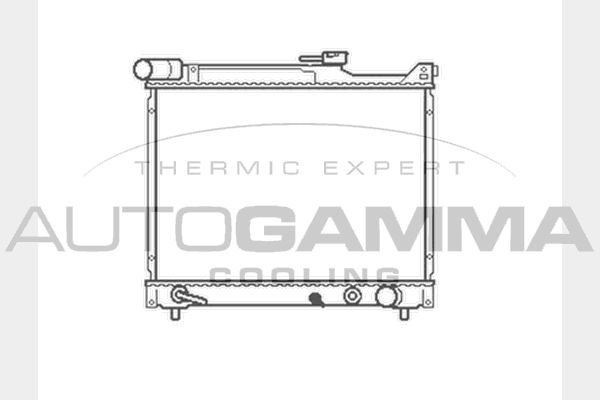 AUTOGAMMA Jäähdytin,moottorin jäähdytys 104149