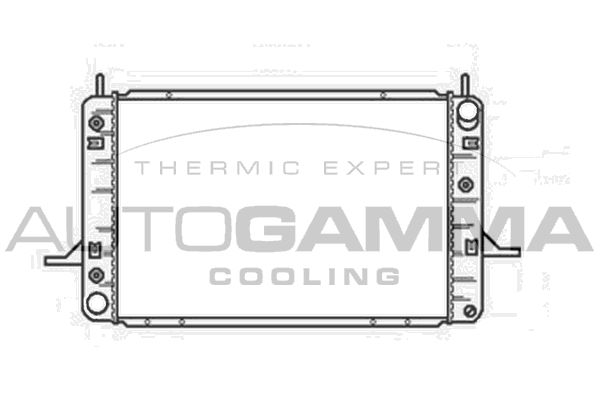 AUTOGAMMA Jäähdytin,moottorin jäähdytys 104171