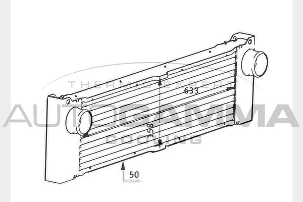 AUTOGAMMA Välijäähdytin 104322