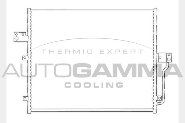 AUTOGAMMA Lauhdutin, ilmastointilaite 104440
