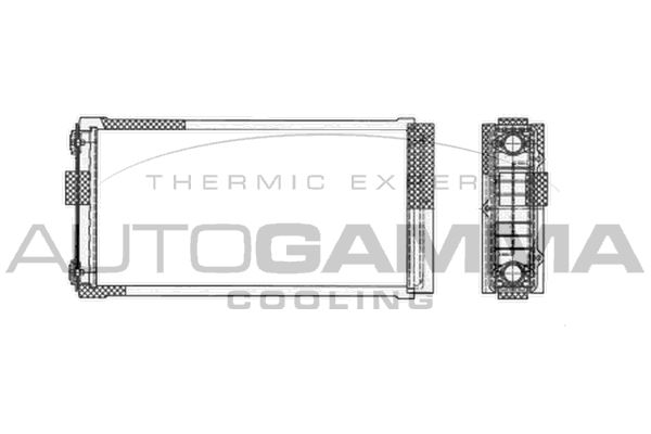 AUTOGAMMA Lämmityslaitteen kenno 104818