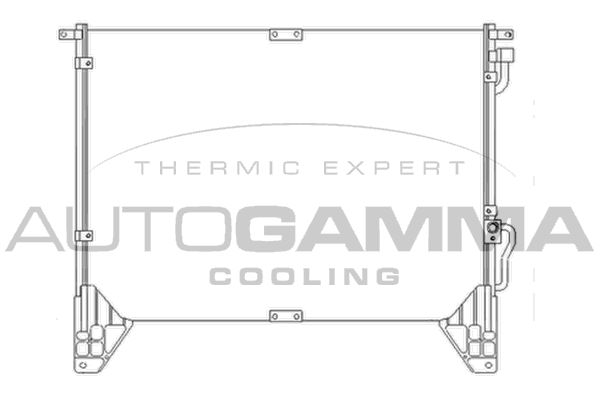 AUTOGAMMA Lauhdutin, ilmastointilaite 104952