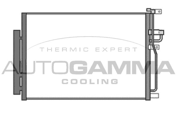 AUTOGAMMA Lauhdutin, ilmastointilaite 105070