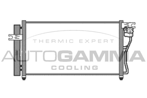 AUTOGAMMA Lauhdutin, ilmastointilaite 105073