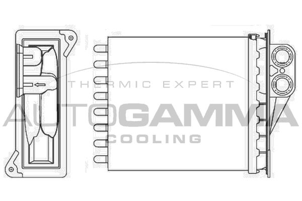 AUTOGAMMA Lämmityslaitteen kenno 105105