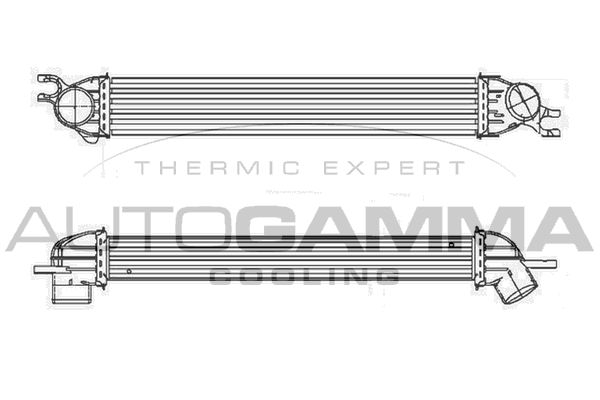 AUTOGAMMA Välijäähdytin 105252