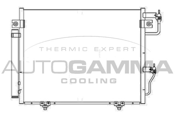 AUTOGAMMA Lauhdutin, ilmastointilaite 105343