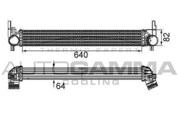 AUTOGAMMA Välijäähdytin 105364