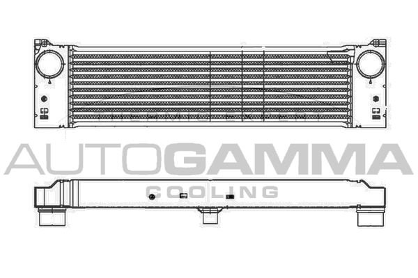 AUTOGAMMA Välijäähdytin 105466