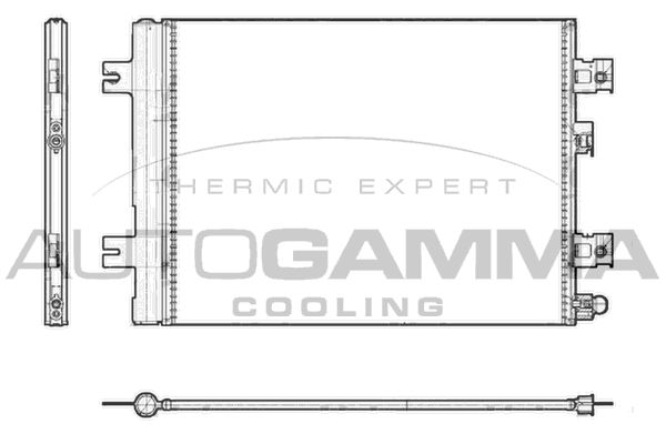 AUTOGAMMA Lauhdutin, ilmastointilaite 105513