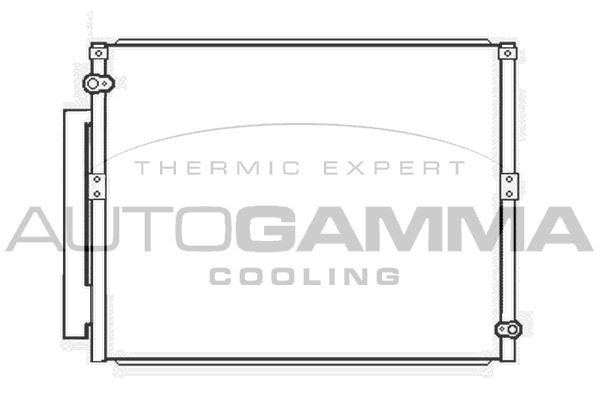 AUTOGAMMA Lauhdutin, ilmastointilaite 105553