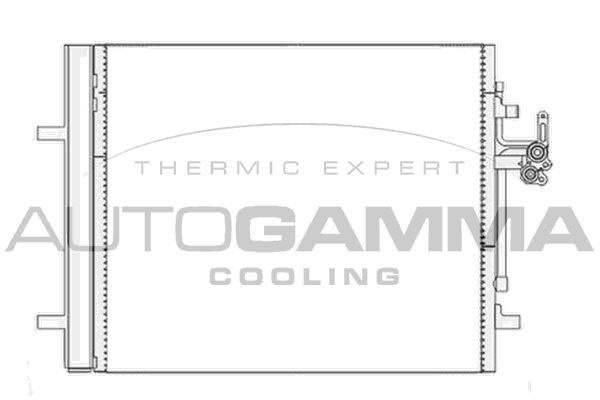 AUTOGAMMA Lauhdutin, ilmastointilaite 105598