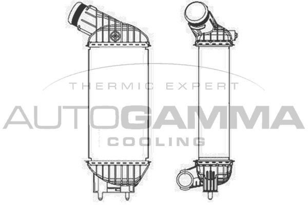 AUTOGAMMA Välijäähdytin 105677