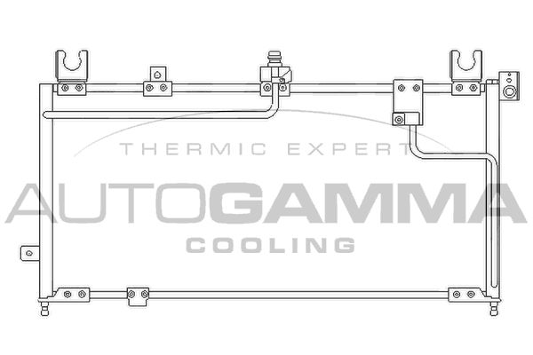 AUTOGAMMA Lauhdutin, ilmastointilaite 105729