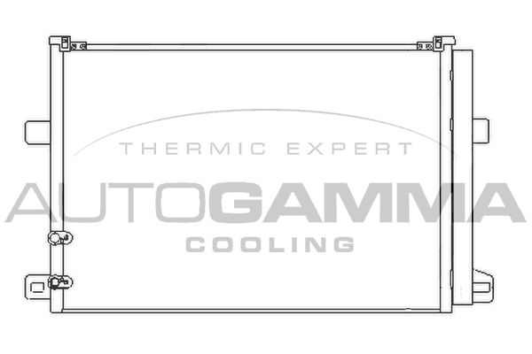 AUTOGAMMA Lauhdutin, ilmastointilaite 107137