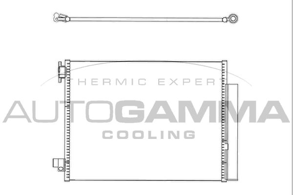 AUTOGAMMA Lauhdutin, ilmastointilaite 107145