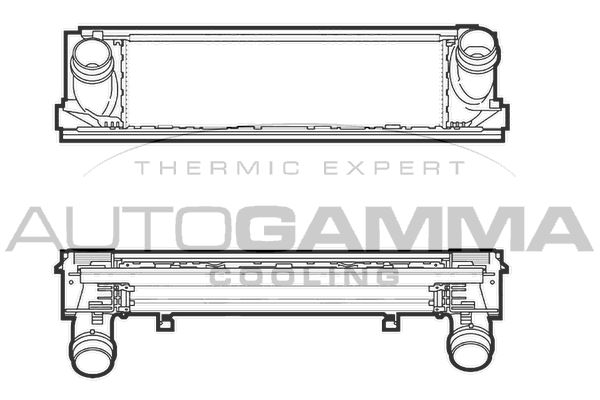 AUTOGAMMA Välijäähdytin 107298