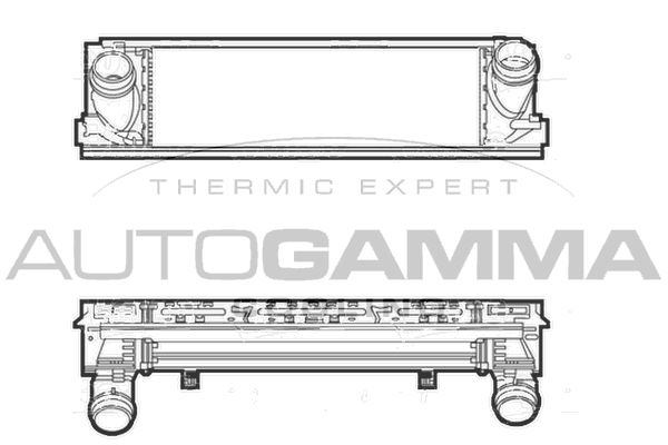 AUTOGAMMA Välijäähdytin 107299