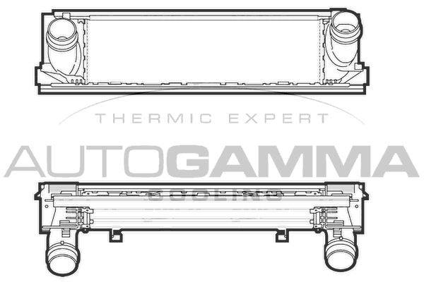 AUTOGAMMA Välijäähdytin 107300