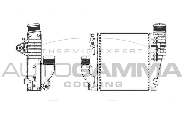 AUTOGAMMA Välijäähdytin 107305