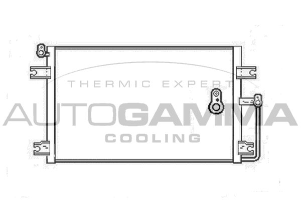 AUTOGAMMA Lauhdutin, ilmastointilaite 107512