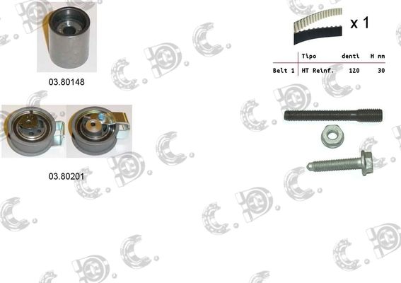 AUTOKIT Hammashihnasarja 04.5129