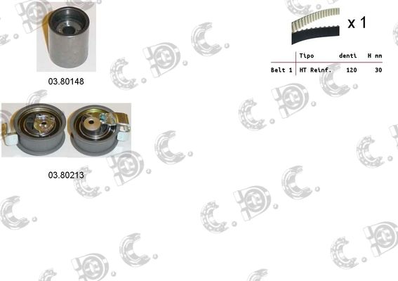 AUTOKIT Hammashihnasarja 04.5140