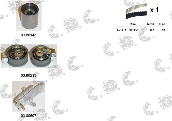 AUTOKIT Hammashihnasarja 04.5140C