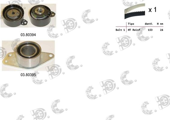 AUTOKIT Hammashihnasarja 04.5326