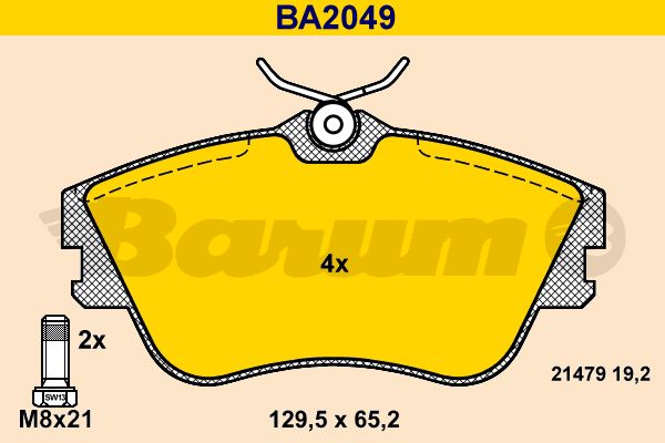 BARUM Jarrupala, levyjarru BA2049