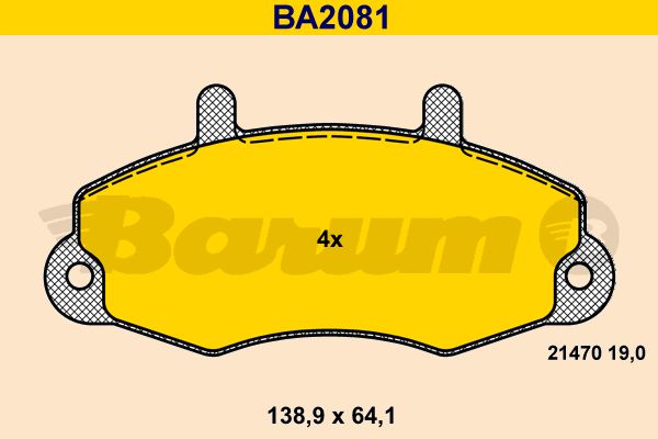 BARUM Jarrupala, levyjarru BA2081