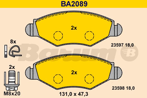 BARUM Jarrupala, levyjarru BA2089