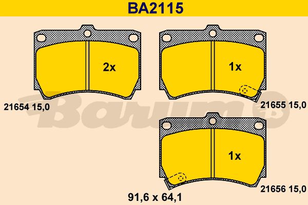 BARUM Jarrupala, levyjarru BA2115