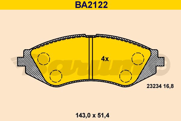 BARUM Jarrupala, levyjarru BA2122