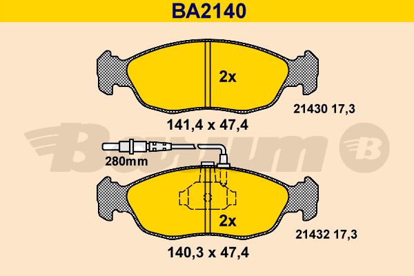 BARUM Jarrupala, levyjarru BA2140