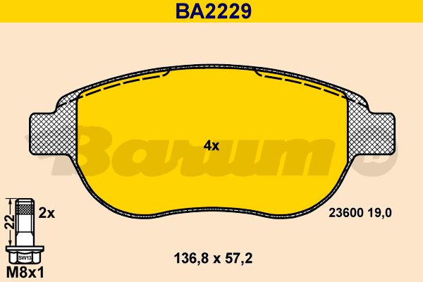 BARUM Jarrupala, levyjarru BA2229